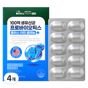 이너랩 100억 생유산균 프로바이오틱스 플러스 아연 셀레늄 30g