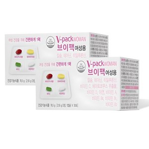브이팩 여성용 멀티비타민, 120정, 2개
