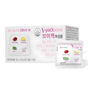 브이팩 여성용 멀티비타민, 30회분, 1개