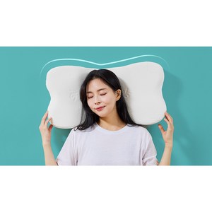 [바른척추연구소 척추로운 경추베개] Hard 거북목 목디스크 일자목 베개, 아이보리, 2개