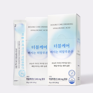 겨울철 건조 속보습 속건조 스킨부스터 피부보습 피부노화 자외선 케어 더블케어 마시는 히알루론산