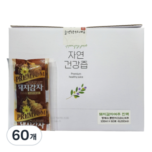 돼지감자 여주즙, 100ml, 60개