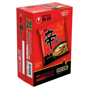 신라면 120g, 20개