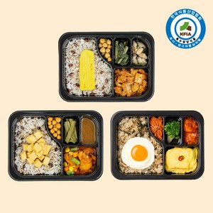 굿스푼 저당 당뇨도시락 3종 3팩 당뇨환자용 임당식단 당관리식단 배달, (냉동), 3개, 315g