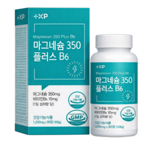 글루콘산 산화 마그네슘 구매1위 350mg 플러스 b6 영양제 추천, 3개, 30정