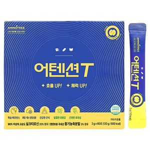 성적 up 우리 아이 청소년 고등학생 중학생 컨디션관리 어텐션T 학생 아미노산, 어텐션T 1세트 (60포), 60회분, 60개