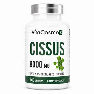 미국 비타코스모 VitaCosmoX 프리미엄 시서스 시서스캡슐 가루 분말 케토스테론 50% Cissus 고함량 고농축 8000mg
