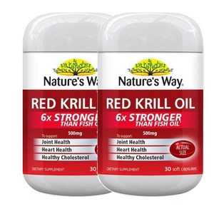 뉴질랜드 네이쳐스웨이 Nature's Way Red Krill Oil 레드 크릴오일 500mg
