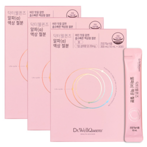 닥터웰퀸즈 알파 액상철분, 300ml, 3개