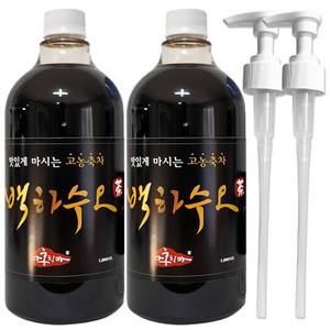 홍치마 대용량 백하수오차 진한 고농축 백하수오 원액 액상 1000ml 다홍치마 (물병 X), 1L, 2개