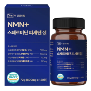 더건강드림 nmn 스페르미딘 피세틴 정 600mg