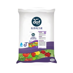 도프 몰리브덴산나트륨 Mo 500g - 수용성 몰리브덴비료 미량요소, 500g, 1개