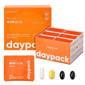 데이팩 올인원 멀티팩 유산균+오메가+루테인+멀티비타민+미네랄