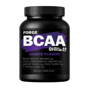 포지 BCAA 아미노산 아르기닌 글루타민 헬스부스터 포도맛, 1개, 500g