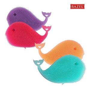 바젤 실리콘 고래브러쉬 수세미 4color