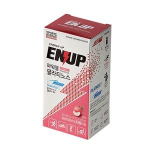엔업 파워젤 팔라티노스 복숭아맛, 45g, 6개