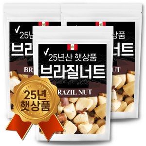 The큰나무 25년산 햇 브라질너트 반태 페루산, 500g, 3개