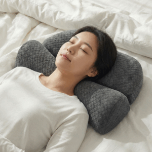 담은일상 C커브 릴랙스 맞춤형 경추 베개, 1개, 다크그레이
