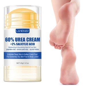 60% 우레아 크림 2% 살리실산 함유 풋크림 고보습 발크림 발뒷굼치 굳은살 케어 힐밤, 40g, 1개입