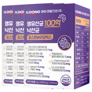 일동생활건강 생유산균 100억 낙산균 포스트바이오틱스 2g