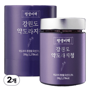 평생비책 강원도 약도라지청 100% 약도라지 무설탕, 2세트, 1개입, 390g