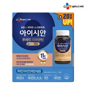 CJ 아이시안 루테인지아잔틴 120캡슐 눈건강 코스트코, 120정, 1개
