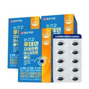 일양약품 눈건강 루테인 지아잔틴 아스타잔틴 골드, 3개, 60정