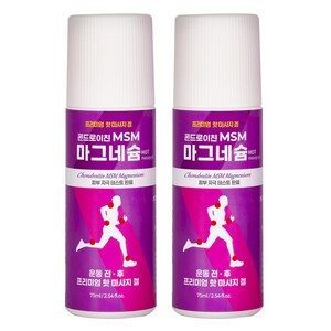 콘드로이친 MSM 마그네슘 스포츠마사지 글루코사민 핫 마사지겔, 2개, 1개입