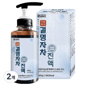 조은약초 더 편한 결명자차 진액, 560g, 2개