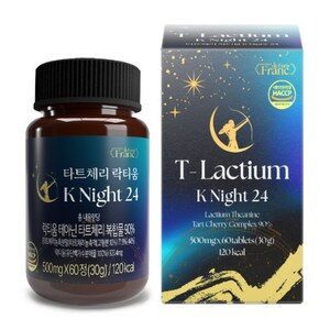 프랑드유로 타트체리 락티움 K Night 24 정 테아닌, 60정, 1개