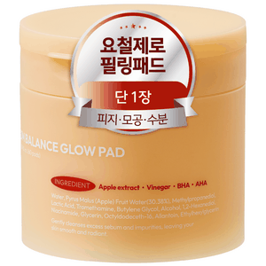 잇퓨 세범 밸런스 글로우 패드 필링 모공 피지 AHA BHA, 1개, 60매입