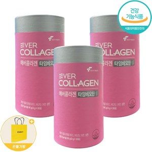 뉴트리 에버콜라겐 타임비오틴 셀 저분자콜라겐 + 생활집사 선물가방, 3개, 30회분