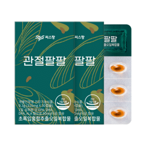 [씨스팡 본사 운영] 리뉴얼 관절팔팔 초록입홍합오일, 30정, 2개