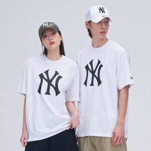 뉴에라 MLB 빅 로고 뉴욕 양키스 반팔 티셔츠 14721311