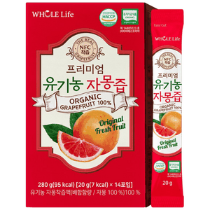 홀라이프 프리미엄 유기농 자몽즙, 1박스, 280g