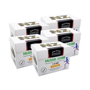뉴질랜드 생초록입홍합 오일 피터앤존 초록잎홍합 22500mg 1000캡슐, 5개, 200정