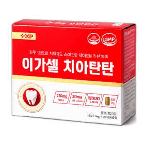 이가 탄탄 잇몸 인사 튼튼 부었을때 칼슘 영양제, 1개, 30정