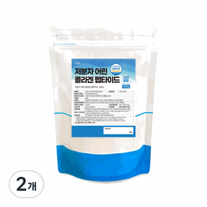 저분자 피쉬 콜라겐 펩타이드 분말 100% 초저분자 300달톤 식약청 HACCP 인증, 2개, 500g