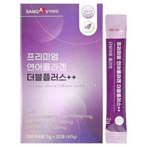 상아제약 프리미엄 연어콜라겐 더블플러스 30p, 1개, 30회분