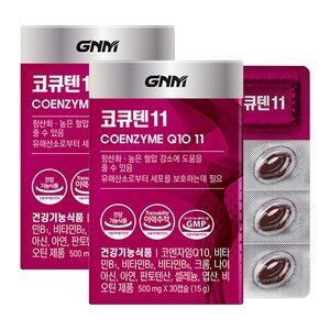 GNM자연의품격 코큐텐11 코엔자임Q10 11, 30정, 2개