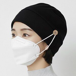 모모안 편한마스크걸이 항암모자 오가닉순면100 수면 비니 남여공용 국내생산 사계절