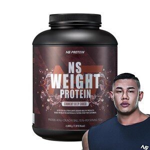 NS 웨이트 프로틴 크런치 딥초코 벌크업 프로틴 게이너, 1개, 2kg