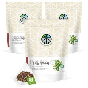 평창다원 유기농 작두콩차 삼각티백, 1.5g, 20개입, 3개
