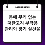 몸에 무리 없는 저탄고지 부작용 관리와 장기 실천을 위한 식단 수정 팁 thumbnail