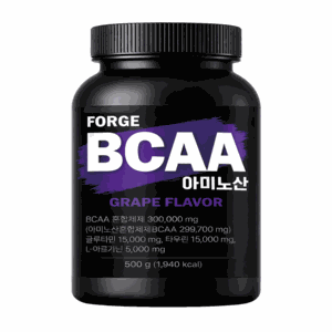 포지 BCAA 아미노산 아르기닌 글루타민 헬스부스터 포도맛, 1개, 500g