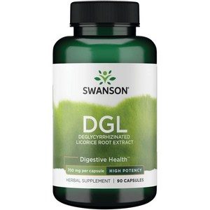 스완슨 DGL Deglycyrrhizinated 리코리스 루트 추출물 하이 포텐시 700mg 캡슐, 1개, 90정