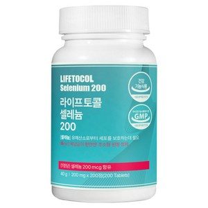 라이프토콜 셀레늄 200 40g, 1개, 200정