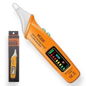 LED 스마트 전류 측정 배선 테스터기 비접촉검진 검전기 미세전류, 1개