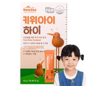 FGO개발자 이배진박사의 뉴지아 키위아이하이 식약처 인정 유산균발효굴추출물 어린이 키성장 건강기능식품, 1개, 7회분
