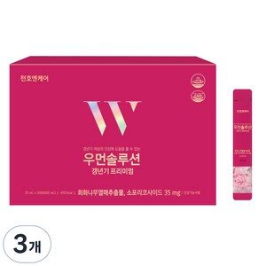 천호엔케어 우먼솔루션 갱년기 프리미엄 영양제 30p, 600ml, 3개